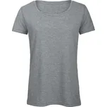 B&C Dámské triko TW056 Heather Light Grey L