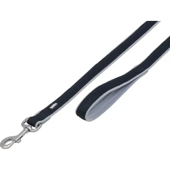 Vodítko pro psa Vodítko NOBBY Mesh Preno neoprenové šedé (L/XL) 120cm