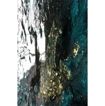 Koberec Dark Marble 160x230 cm modrý