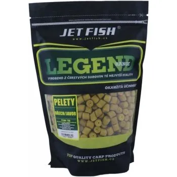 Jetfish Jet Fish Pelety Legend Range - OŘECH/JAVOR - 4mm/1kg