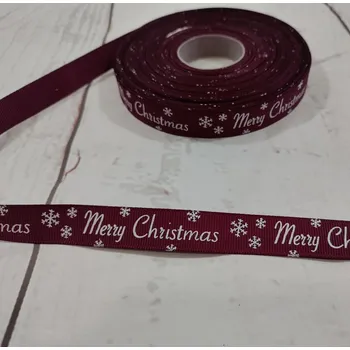Stuha Rypsová stuha merry christmas