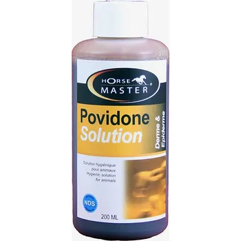Zdravotnický materiál HORSE MASTER Povidone Iodine 10% Solution 200ml