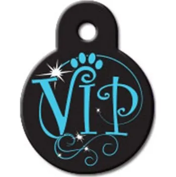 psí známka QUICK TAG gravírovací známka - kolečko VIP (S) (DOPRODEJ)