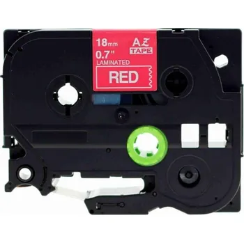 Pásek do tiskárny Alternativní páska Brother TZ-445 / TZe-445, 18mm x 8m, bílý tisk / červený podklad