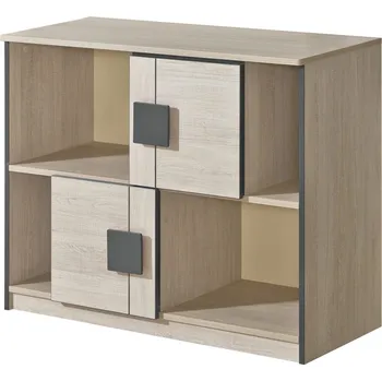 Komoda Dolmar Meble Gumi G17 dub santana/popelová