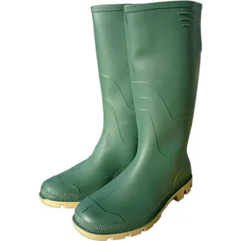 Pánské holínky Holínky zelené vysoké Velikost 41 (Holínky do vlhkého prostředí)