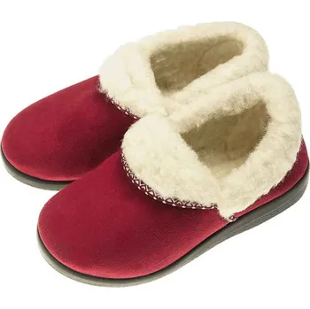 Dámské pantofle Dámské pantofle zateplené Mjartan (Pantofle na doma pro ženy T70LN červené)