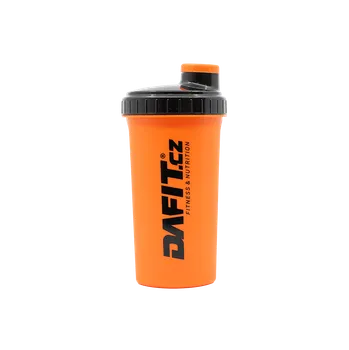 Dafit Šejkr 700 ml oranžovo černá, černé logo