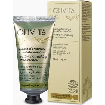 Péče o ruce LA CHINATA Výživný Antioxidační Krém Na Ruce Olivita s Extra Panenským Olivovým Olejem, Avokádem a Bambuckým Máslem OLIVITA