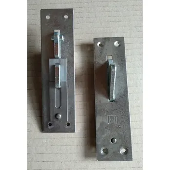 Dveřní kování KOMAS Okenní záskočka Povrch: Zinek bílý