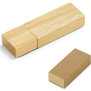 USB flash disk VENTER 16GB. 16GB bambusový USB flash disk bez potisku bez potisku 1 bez potisku