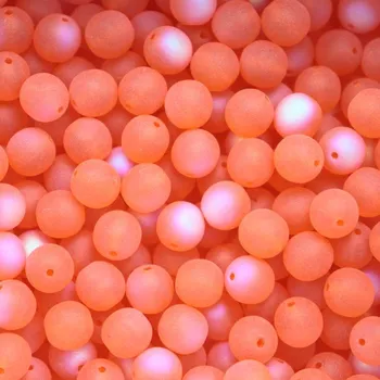 Dětské navlékací korálky Pro Háčkování Korálek skleněný matný AB lesk 8 mm 90020/28701