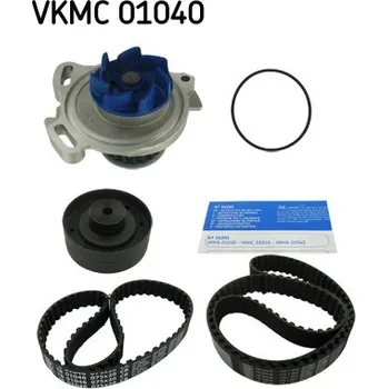 Vodní pumpa motoru Sada rozvodů - řemen s kladkami a vodní pumpa SKF VKMC 01040