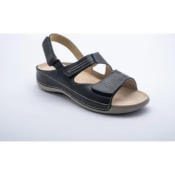 Dámské sandále MEDISTYLE zdravotní dámský sandál Šárka Barva: Černá, Velikost EU: 38
