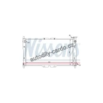 Chladič motoru Chladič motoru NISSENS 66656