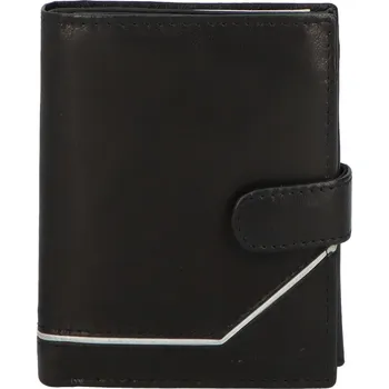 Peněženka Trendová pánská kožená peněženka Figo, černá - bílá