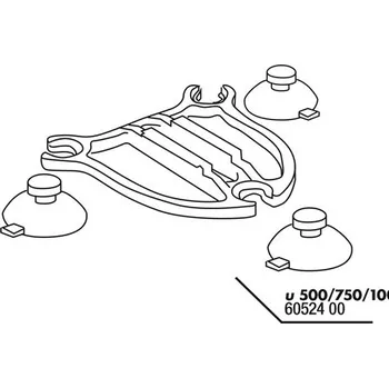 JBL 3x přísavky ProFlow u500/750/1000