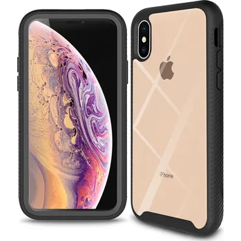 Pouzdro na mobilní telefon Pouzdro iPhone XS Max Techsuit - Defense360 Pro + ochrana obrazovky, černé