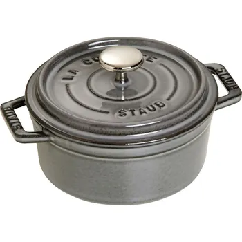 Hrnec Staub Cocotte hrnec kulatý 12 cm/0,4 l šedý, 1101218