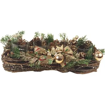 Vánoční svícen Morex P1735 9 cm