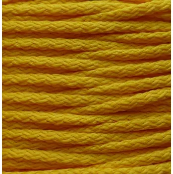 Příze Pro Háčkování Šňůry PES 04 sytě žluté