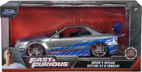 foto Autíčko Jada Rychle a zběsile Brianův Nissan Skyline 1:24