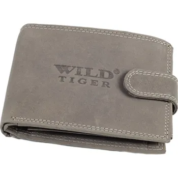 Pánská kožená peněženka Wild Tiger AM-28-032 tmavě šedá