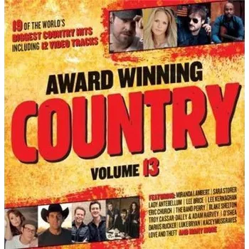 Různí: Award Winning Country 13 (CD+DVD)