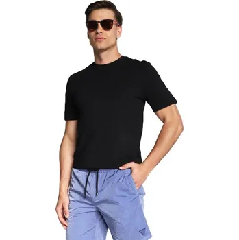 Pánské tričko GUESS PÁNSKÉ TRIČKO T-SHIRT HEDLEY SS ČERNÉ Z2YI12JR06K JBLK Velikost: XL