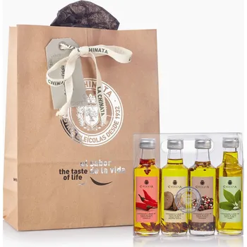 Kosmetická sada LA CHINATA Dárkové Balení Ochucené Oleje 4 x 100 Ml