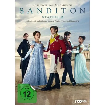 DVD film Jane Austen: Sanditon - Staffel 2 – Rose Williams,Anne Reid,Kris Marshall,Crystal Clarke,Jack Fox (EN)