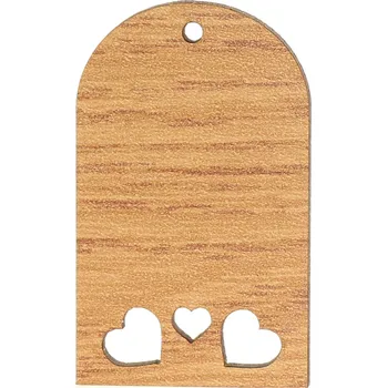 Vánoční dekorace Naše galanterie Štítek k označení dub 10