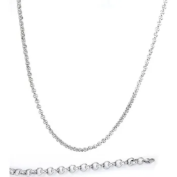 Náhrdelník Ocelový řetízek Rolo - 40cm