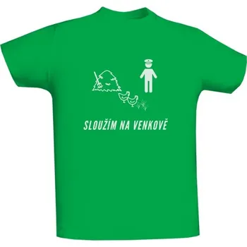 Chlapecké tričko Tričko s potiskem Sloužím na venkově dětské dětské