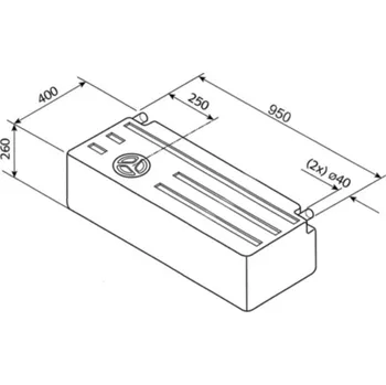nádrž REIMO Nádrž na čistou a odpadní vodu 89l - EV1802
