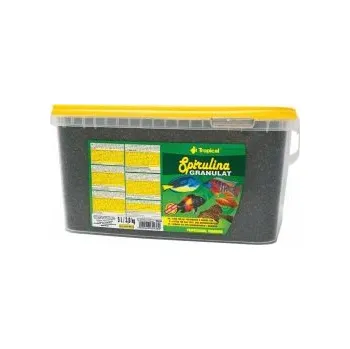 Krmivo pro rybičky Tropical Spirulina Granulat kbelík 5 l/ 2,2 kg