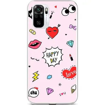 Pouzdro na mobilní telefon Kryt Xiaomi Redmi Note 10S Happy Day (obal neboli pouzdro na Xiaomi Redmi Note 10S)