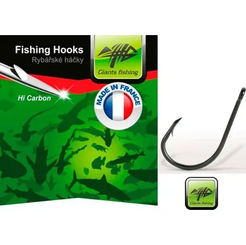 Rybářský háček Giants Fishing Carp háčky s očkem 10ks/vel.6