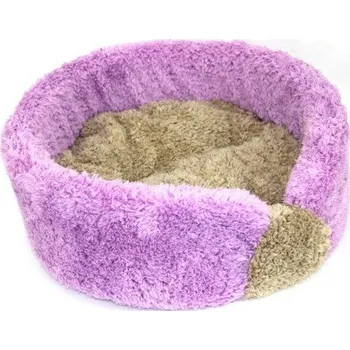 Pelíšek pro psa Marysa pelíšek fialová/béžová - DE LUXE