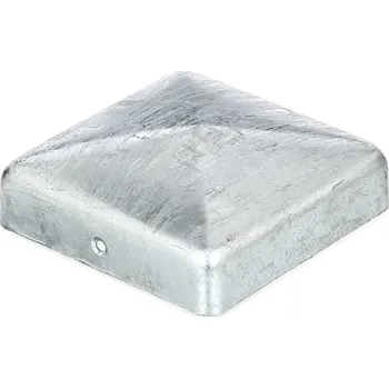 Pletivo ALBERTS Krytka plochá pro dřevěné sloupky 90 x 90 mm, pozink