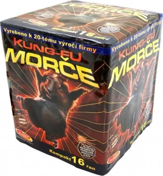 Zábavní pyrotechnika Klásek Pyrotechnics Kompakt Kung-fu Morče 16 ran