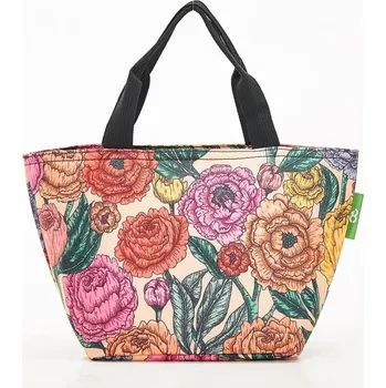 Outdoorové zavazadlo Termobrašnička pivoňky - béžová