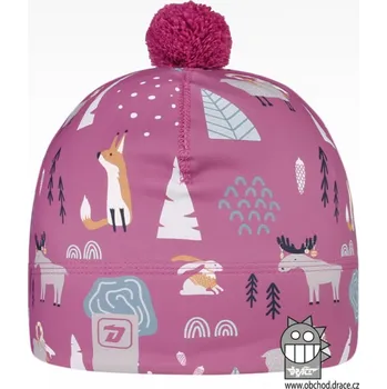 Čepice Dívčí zimní funkční čepice Dráče - Flavio 173, fialková Barva: Fialková, Velikost: S 50-52