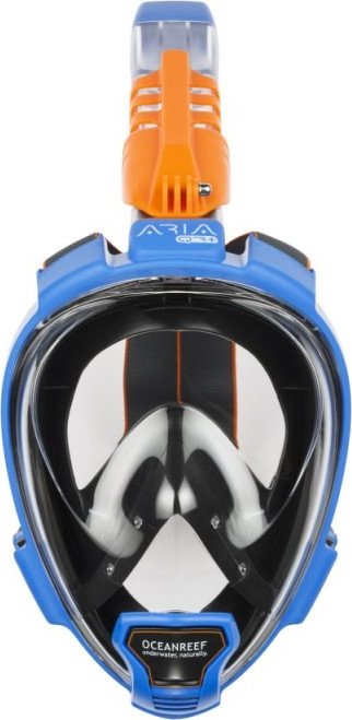 Maska celoobličejová ARIA QR, OCEAN REEF modrá M/L