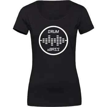 Dámské tričko DNBMARKET.CZ Dámské tričko černé |Equalizer TwoDNB Velikost: L