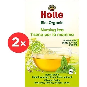 Nápoj HOLLE Bio Čaj pro kojící maminky 2× 30 g