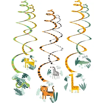 Safari závěsné party dekorace 6 ks Amscan 9909360