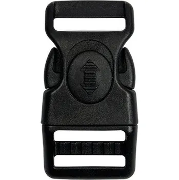 Spona trojzubec mrazuvzdorná s pojistkou šíře 25 x 65 mm BREX, barva Černá