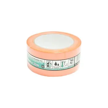 Zakrývací fólie na malování Mako zakrývací stavební PVC lepicí páska, lepí 6 týdnů, šířka 50 mm, délka 33 m