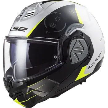 Helma na motorku LS2 FF906 ADVANT CODEX WHITE BLACK-06